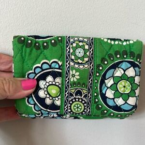 Vera Bradley Cupcake Green Unique Wallet